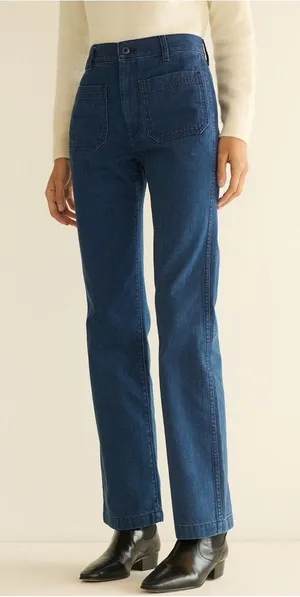 DÔEN Maritime Jean – NWT Blue Size 25 thumbnail 1