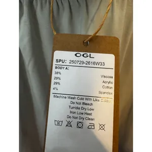 OGL Move Gray Maxi Skirt Long Flowy High Rise Elastic Waist Pockets Size L thumbnail 5