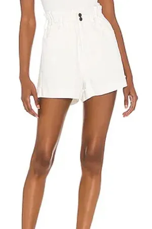 Show Me Your Mumu White Denim Shorts thumbnail 1