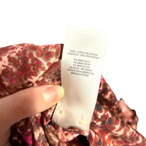 Aritzia Wilfred Silky Tie-Front Blouse Ptna Brown/E.‎ Fuchsia Size Medium thumbnail 10