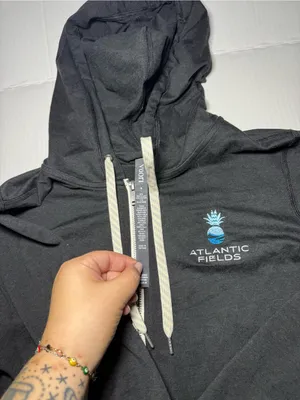 Vuori Performance Black Zip-Up Hoodie thumbnail 5