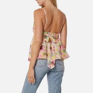 Misa Los Angeles Mariposa Floral Top thumbnail 6