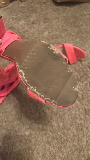 Amazon Hot Pink Heels Lace-Up thumbnail 3