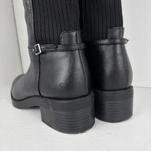 Life Stride Bristol black faux leather riding boots thumbnail 7