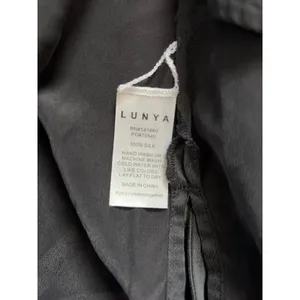 Lunya Black Washable Silk Long Sleeve Belted Lounge Robe Size XS/SM thumbnail 7