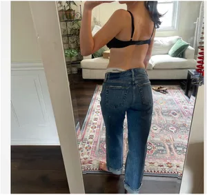 Abercrombie and fitch curve love cuffed jeans thumbnail 2