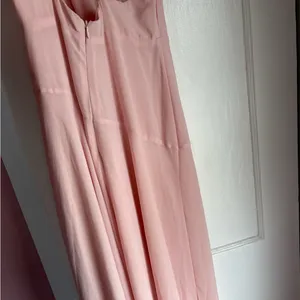 ASTR The Label Pink Chiffon Maxi Dress Ruffle Wrap Bridesmaid Formal Medium thumbnail 7
