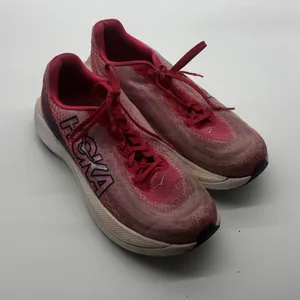 Hoka Mach X Womens 10 Running Shoes Pink Rosebloom White thumbnail 2