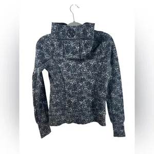 Lululemon‎ Scuba Hoodie II Rocky Road Sand Dune Storm Grey Black Size 4 Zip up thumbnail 5