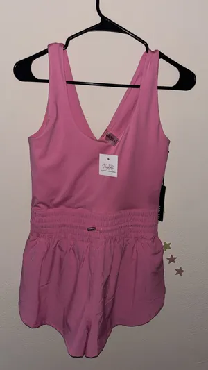 Jumpsuit clothing boutique Pink Size M thumbnail 1