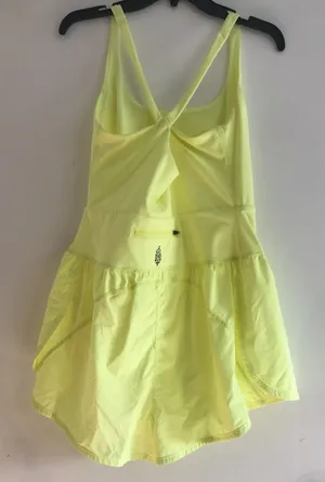 Free People Movement Righteous Runsie in Sour CItrus size XL NWT thumbnail 4