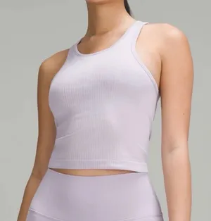 Lululemon Size 4 Ebb to Street Cropped Racerback Tank Top thumbnail 1