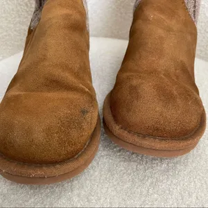 UGG Chestnut Cambridge Knit Suede 1003175 Boots Booties 6 thumbnail 4