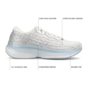Journee Blume Women's Sneakers, Whit -‎ Size 8M thumbnail 6