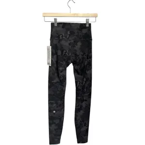 Lululemon Wunder Train  28” - Hidden Heritage Lace Black HLBM / Size 4 Authentic thumbnail 2