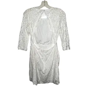 Impressions‎ White Lace Dress nwt thumbnail 7