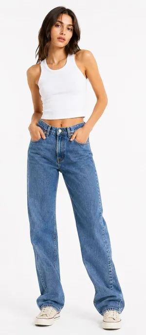 Levi’s 560 Loose Fit Straight Leg Jeans 10 USA Made Vintage Mom Jeans 90s Y2K thumbnail 1
