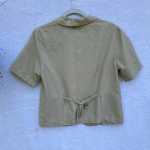 White Stag Tan Button-Up Blouse thumbnail 6
