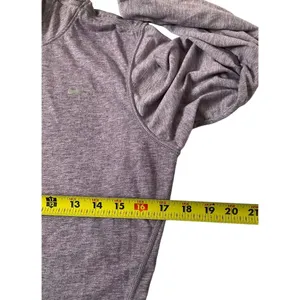 Nike Purple Dri-fit Running Athletic Top Hoodie Thumb Hole Insert Size M | 42-11 thumbnail 9