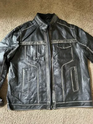 INC Leather Jacket thumbnail 1