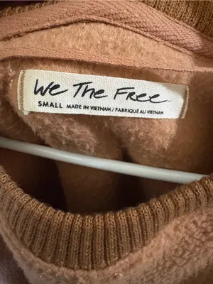 NWOT Free People Cozy Camden Sweatshirt thumbnail 5