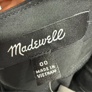 NWT MADEWELL The‎ Layton Midi Slip Dress Black size 00 thumbnail 7
