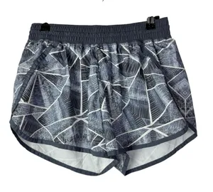 Champion C9 Gray & White Geometric Printed Running‎ Athletic Shorts M thumbnail 1