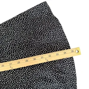 GAO Retro Black White Polka Dot Mini Fit Flare Dress Size M Pinup Rockabilly thumbnail 9