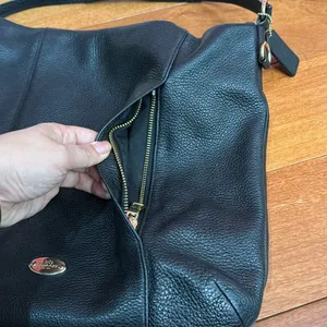 Coach Black‎ Madison Isabelle Leather Hobo Shoulder Bag thumbnail 7