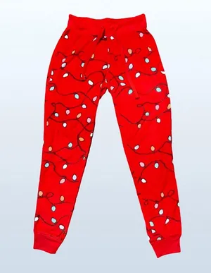 Aeropostale Live Love Dream Fleece Sleep Joggers, Size Small thumbnail 2