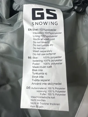 GS Snowing Womens XL Waterproof White & Black Warm Ski Snow Jacket Snowboarding thumbnail 5