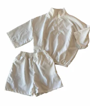Women's Two Piece White Short Set Size XXL #260867 thumbnail 1