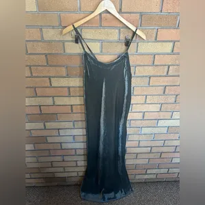 Splendid Velvet Breeze Maxi Slip Dress Green Size XS RTR thumbnail 4