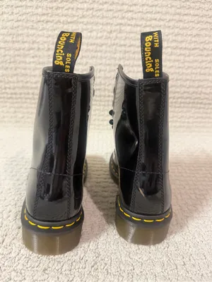 Dr. Martens 1460 Patent Leather Boots Black Women's Size 7 NEW Without Box thumbnail 4
