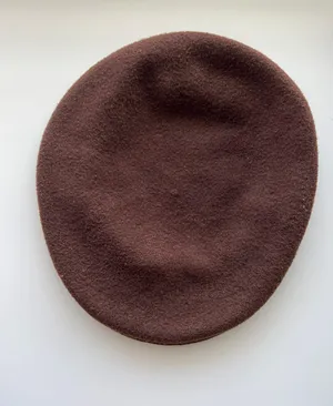 Vintage Kangol choclate brown paperboy cap thumbnail 1