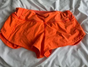 Lululemon Speed Up Shorts 2.5" Highlight Orange thumbnail 1