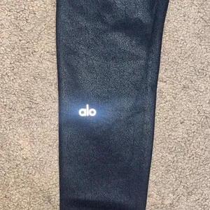 Alo‎ Yoga High Waist Airbrush Legging Crackled Performance Faux Leather Black XS thumbnail 7