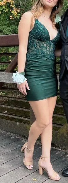 dressself Green Homecoming Dress thumbnail 2