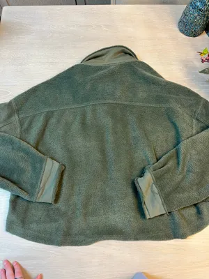 Altar'd State Olive Green Fleece Jacket thumbnail 5