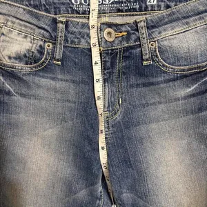 Vintage Y2K GUESS Jeans Women's‎ 27 Low Rise Flare Bootcut thumbnail 3
