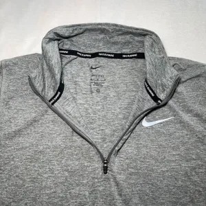 Nike Element Women's 1/2-Zip Running Top CU3220-084 Gray Size M Activewear thumbnail 8
