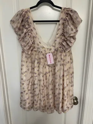Storia Floral Dress Babydoll thumbnail 3