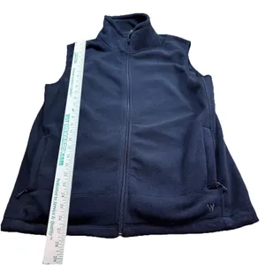 White Sierra Unisex Medium Black Full Zip Fleece Vest Outdoor Layering Casual thumbnail 12