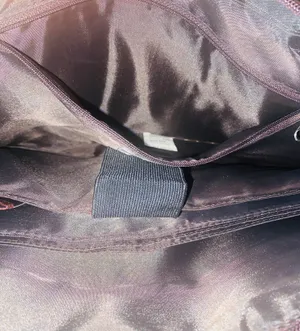 Coldwater Creek Brown Faux Leather Computer Laptop Briefcase Bag rarely used thumbnail 8