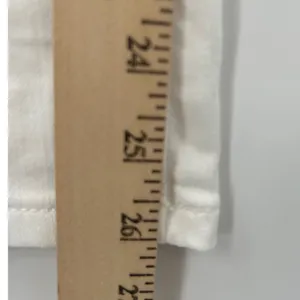Eileen Fisher White Organic Cotton Straight Leg Jeans Size 6‎ Minimalist READ thumbnail 5