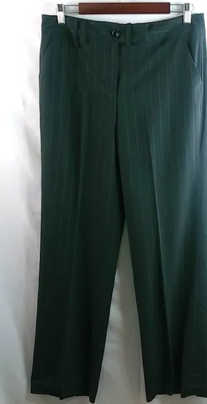 Larry Levine 12 32x31 Stretch PinStripe Dress Workwear Trousers Pants thumbnail 1