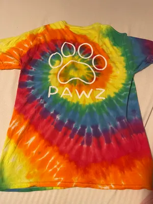 Pawz Tie Die Tshirt thumbnail 2