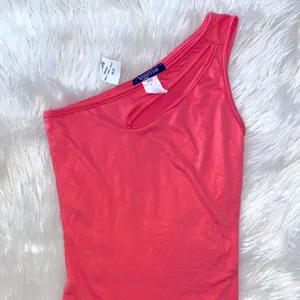 Charlotte Russe Pink and Orange Sleeveless Bodysuit thumbnail 2
