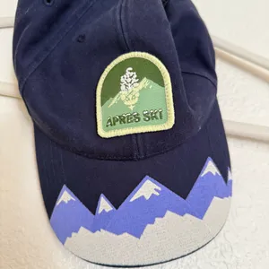 Free people movement AMERICAN NEEDLE Apres Ski Baseball Cap - Navy thumbnail 5