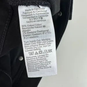 Madewell The Longline Straight Jean Black Frost Comfort Stretch Denim US 28 NWT thumbnail 12